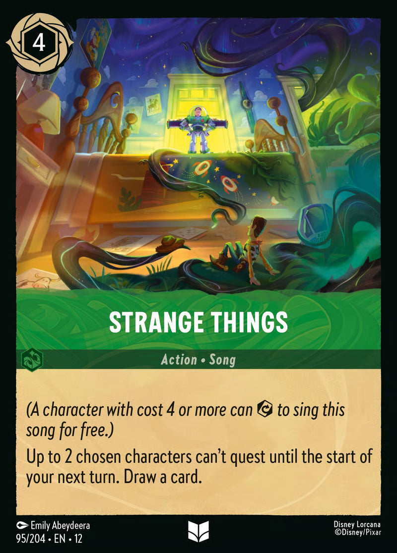 095/204 Strange Things – Disney Lorcana Wilds Unknown card