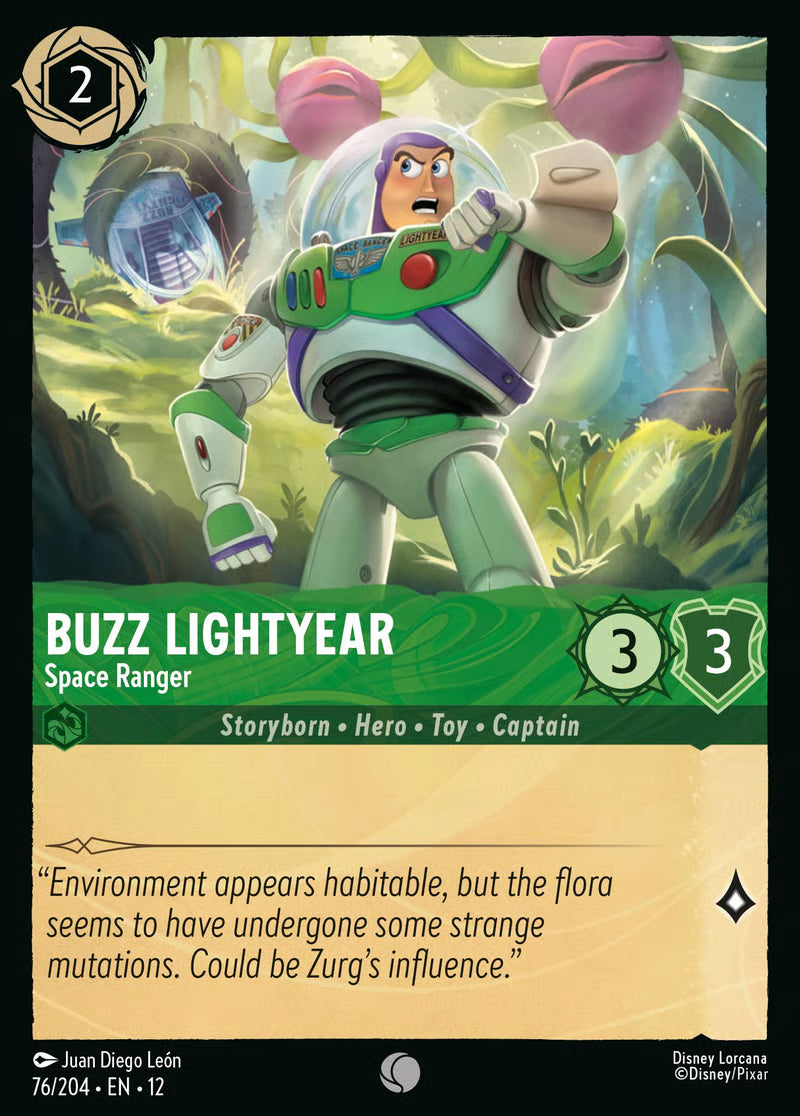076/204 Buzz Lightyear – Space Ranger – Disney Lorcana Wilds Unknown card