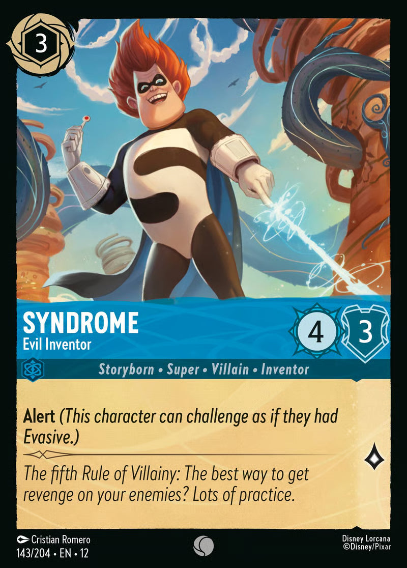 143/204 Syndrome – Evil Inventor – Disney Lorcana Wilds Unknown card