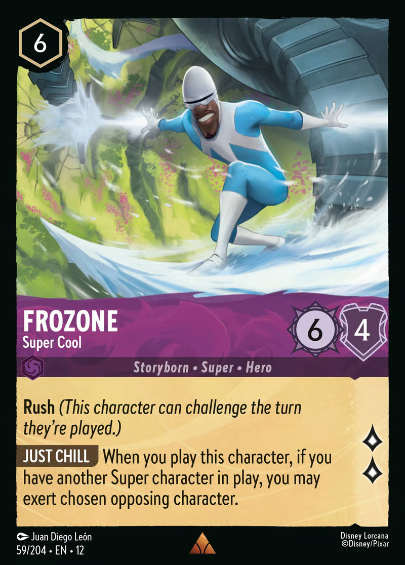 059/204 Frozone – Super Cool – Disney Lorcana Wilds Unknown card