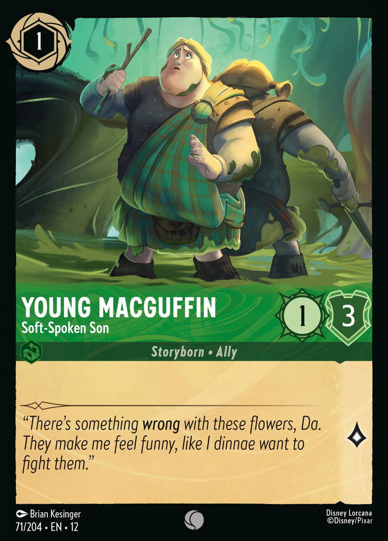 071/204 Young MacGuffin – Soft-Spoken Son – Disney Lorcana Wilds Unknown card
