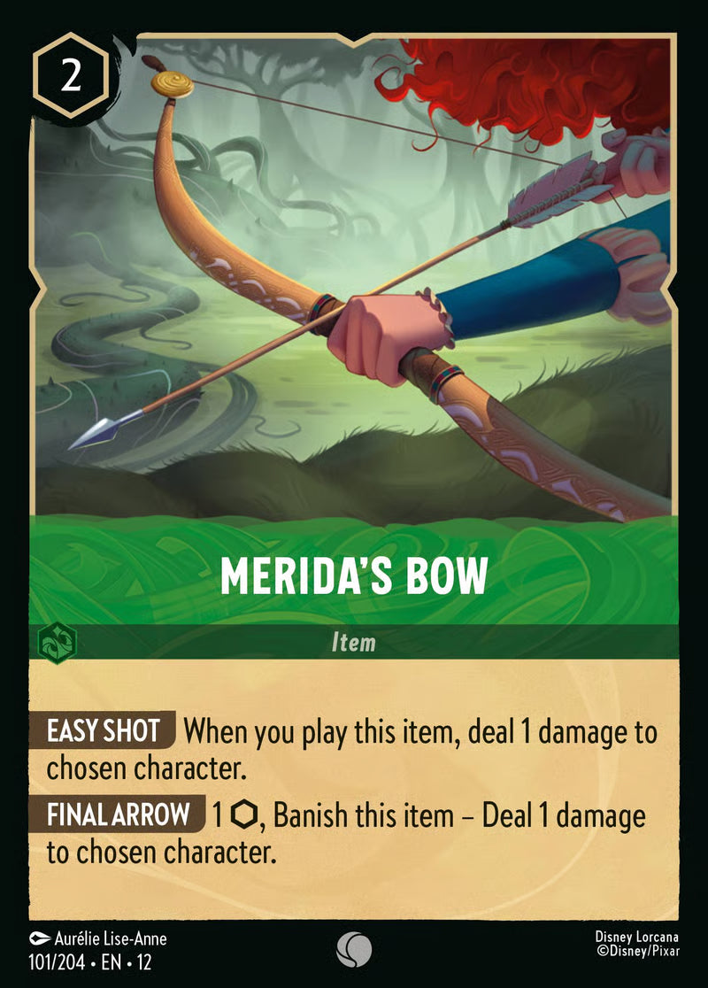 101/204 Merida’s Bow – Disney Lorcana Wilds Unknown card