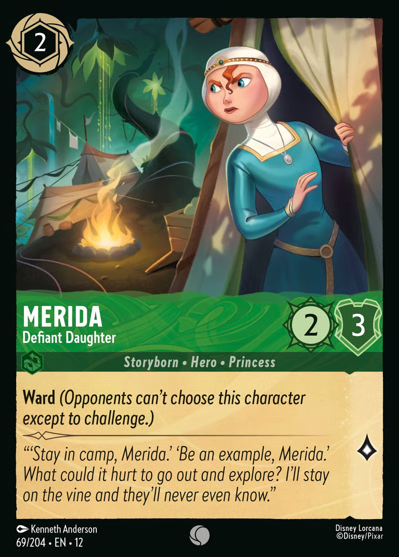 069/204 Merida – Defiant Daughter – Disney Lorcana Wilds Unknown card