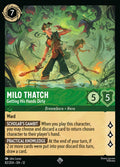 082/204 Milo Thatch – Getting His Hands Dirty – Disney Lorcana Wilds Unknown card