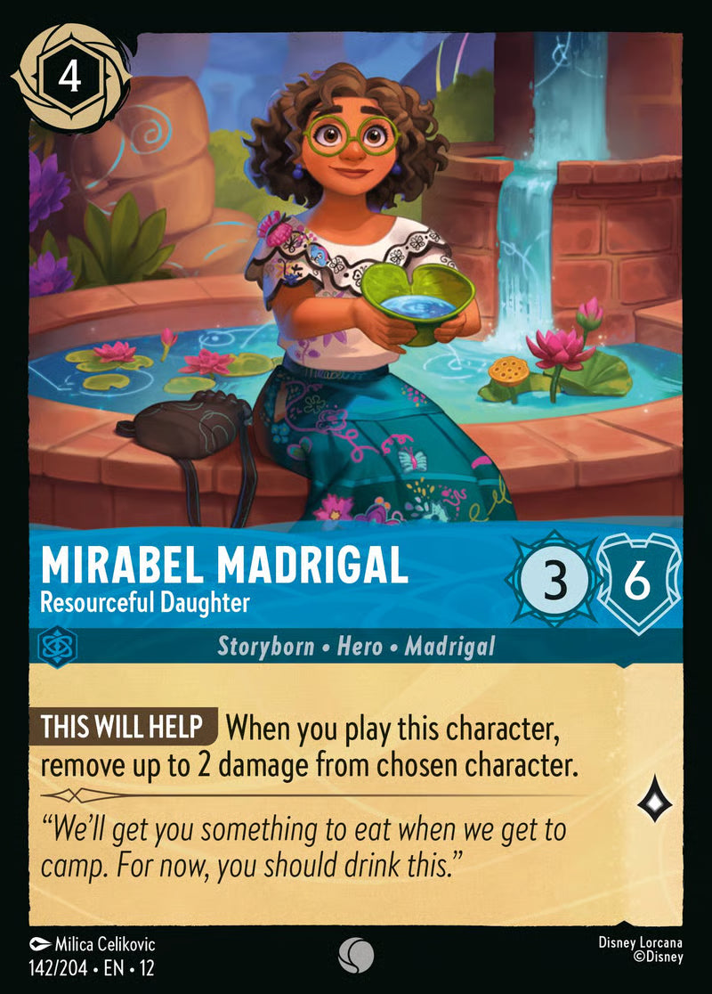 142/204 Mirabel Madrigal – Resourceful Daughter – Disney Lorcana Wilds Unknown card