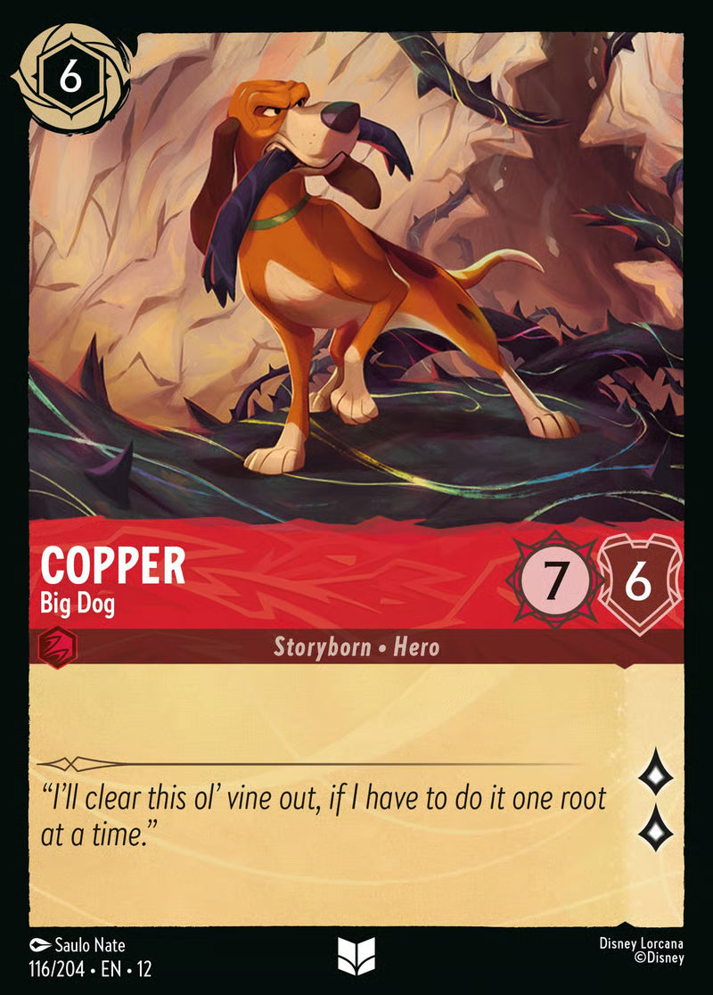 116/204 Copper – Big Dog – Disney Lorcana Wilds Unknown card