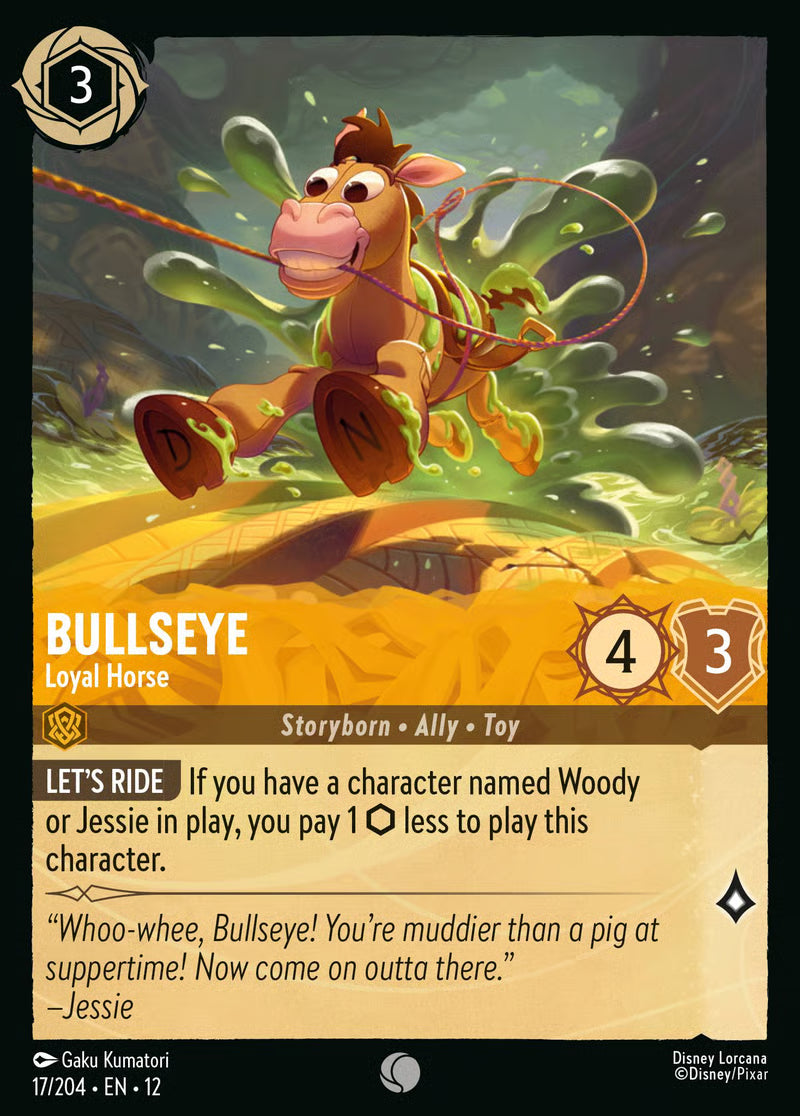 017/204 Bullseye – Loyal Horse – Disney Lorcana Wilds Unknown card