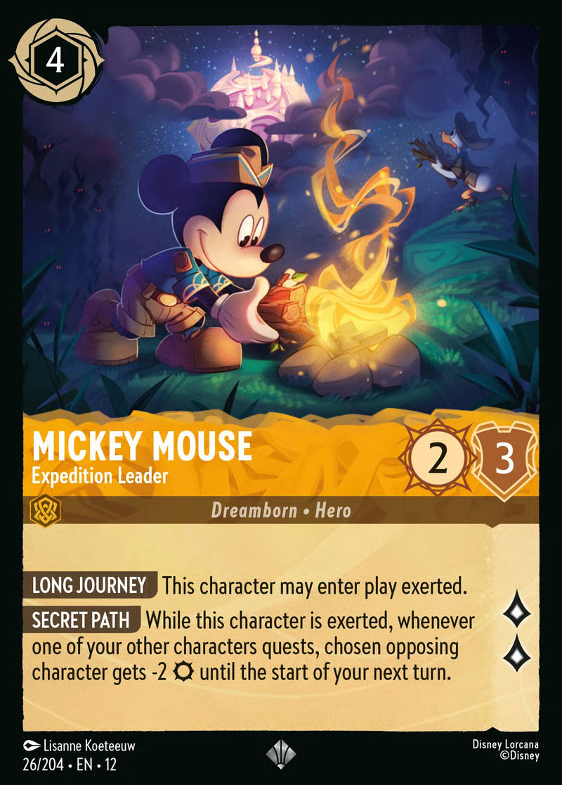 026/204 Mickey Mouse – Expedition Leader – Disney Lorcana Wilds Unknown card