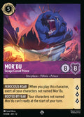 057/204 Mor’du – Savage Cursed Prince – Disney Lorcana Wilds Unknown card