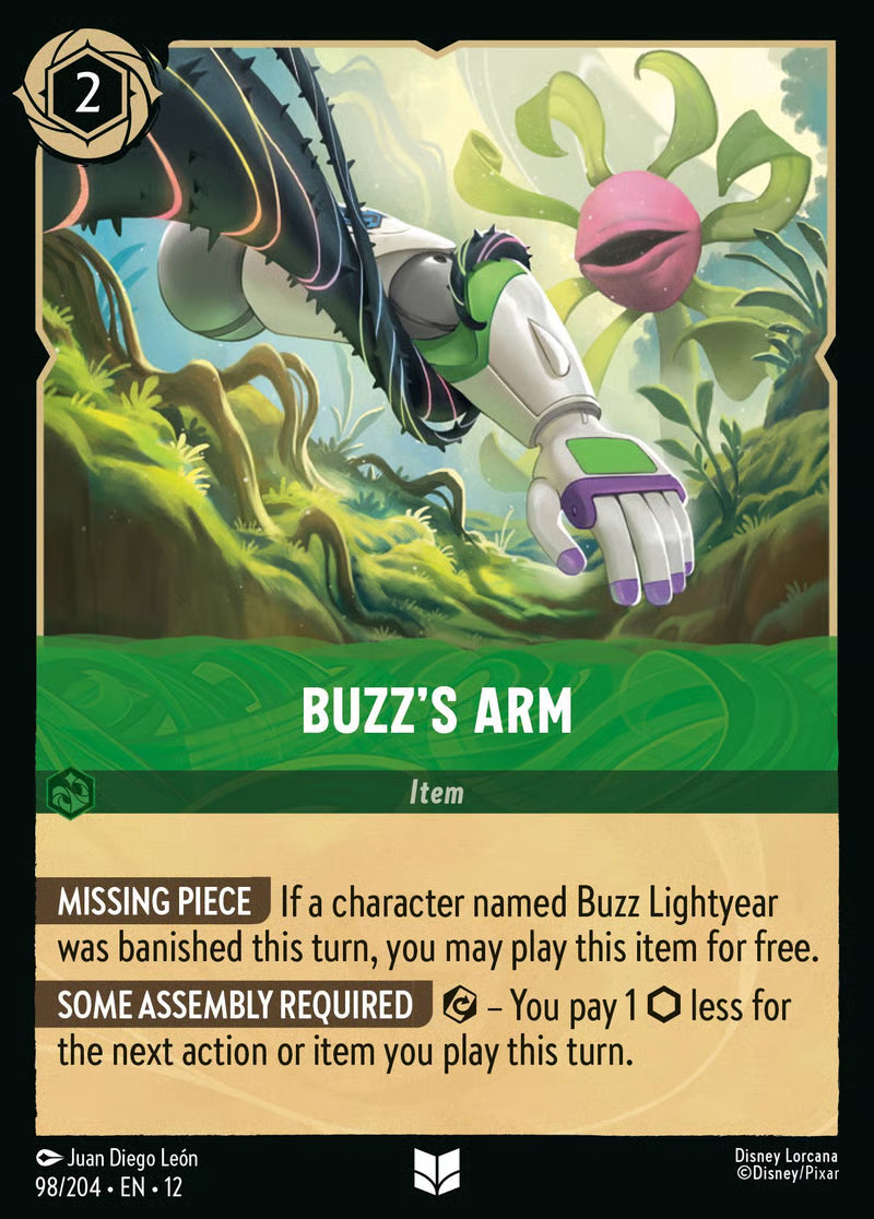 098/204 Buzz’s Arm – Disney Lorcana Wilds Unknown card
