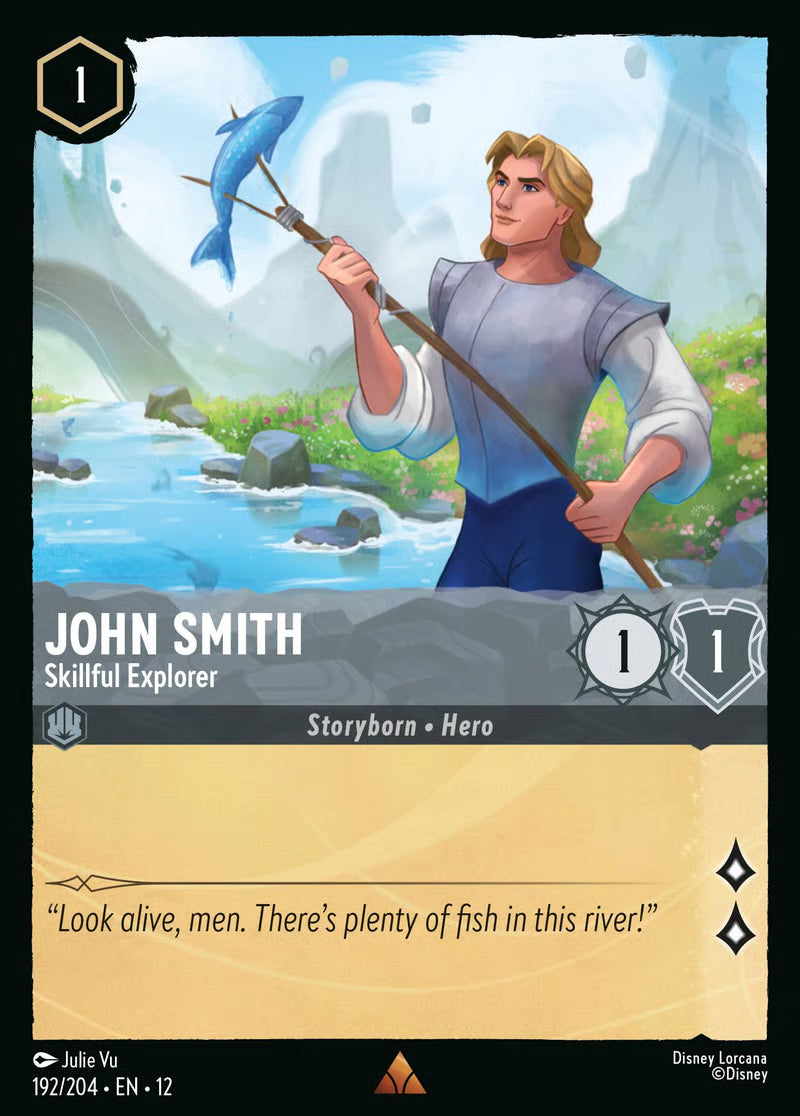 192/204 John Smith – Skillful Explorer – Disney Lorcana Wilds Unknown card