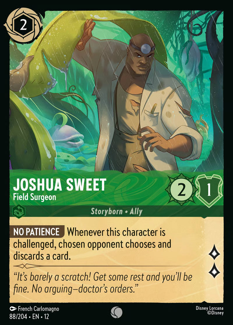 088/204 Joshua Sweet – Field Surgeon – Disney Lorcana Wilds Unknown card
