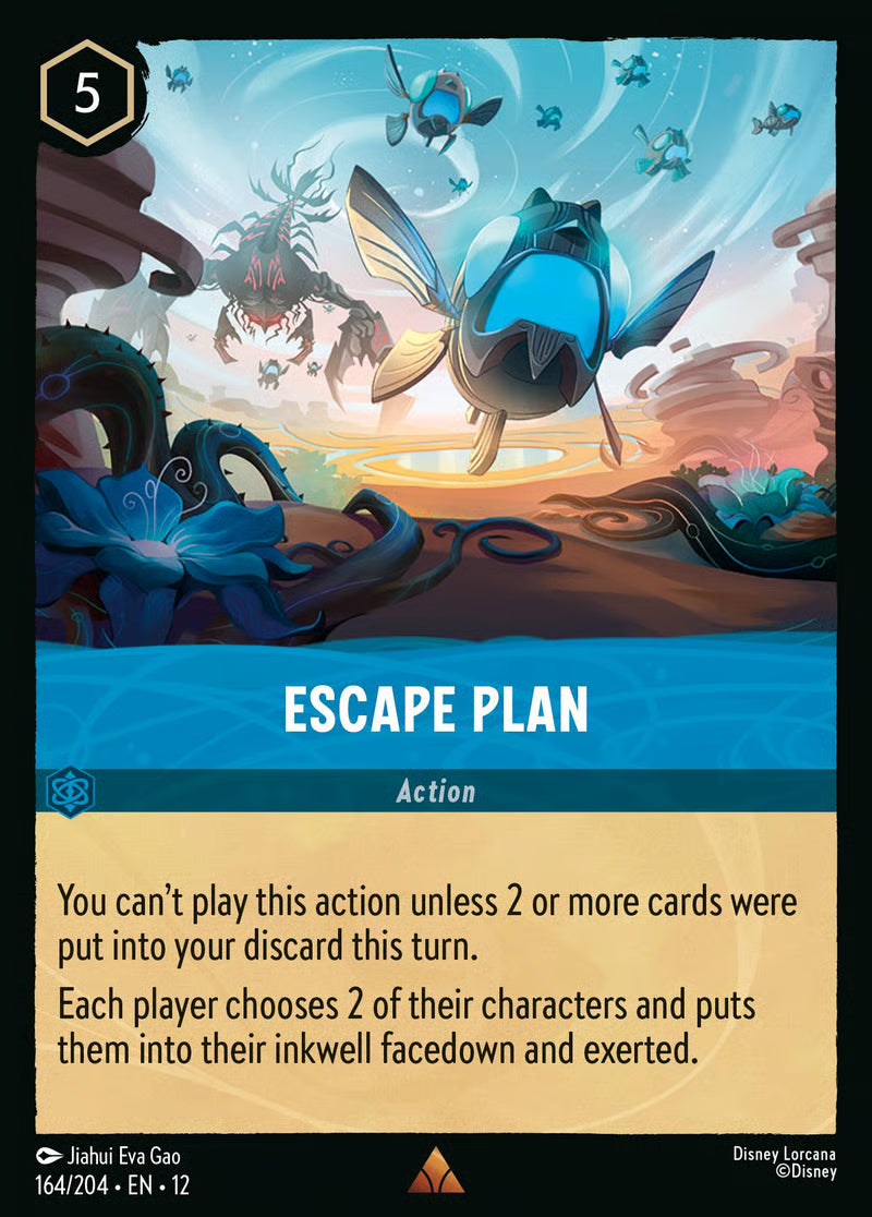 164/204 Escape Plan – Disney Lorcana Wilds Unknown card