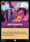 064/204 Right Behind You – Disney Lorcana Wilds Unknown card