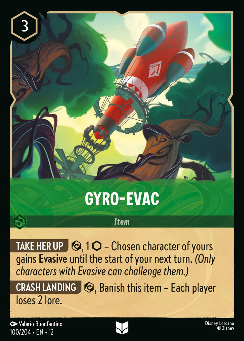 100/204 Gyro-Evac – Disney Lorcana Wilds Unknown card