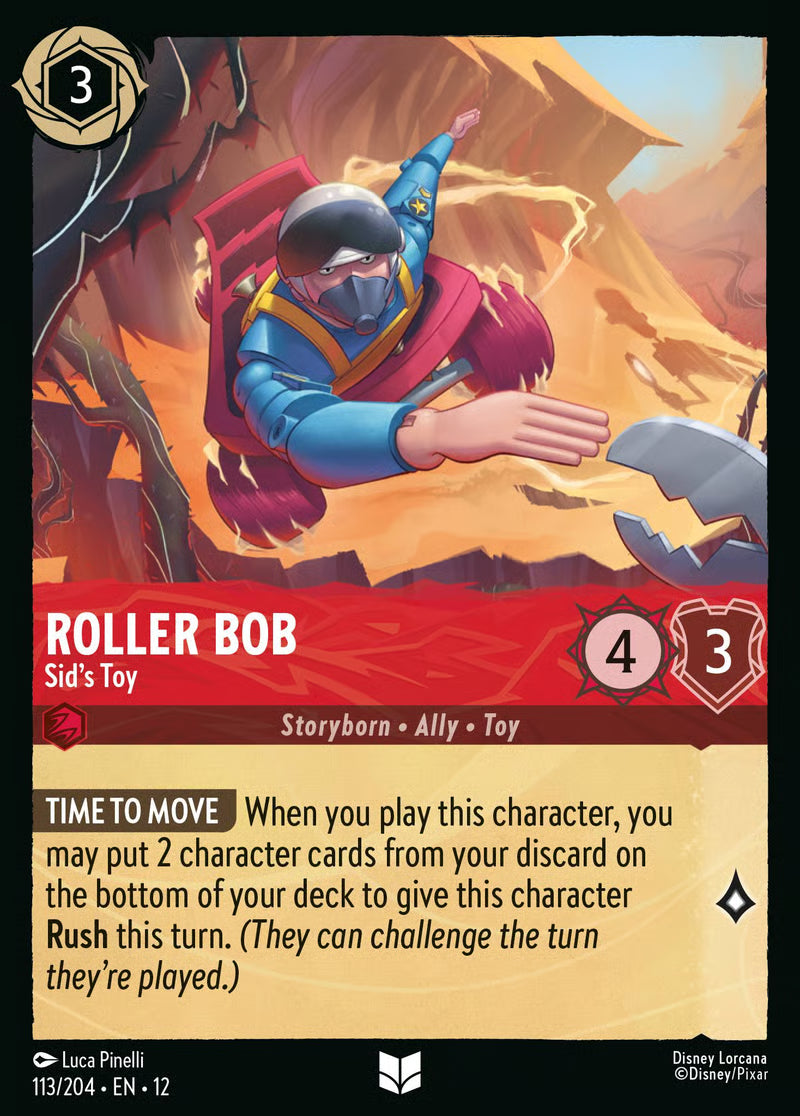 113/204 Roller Bob – Sid’s Toy – Disney Lorcana Wilds Unknown card