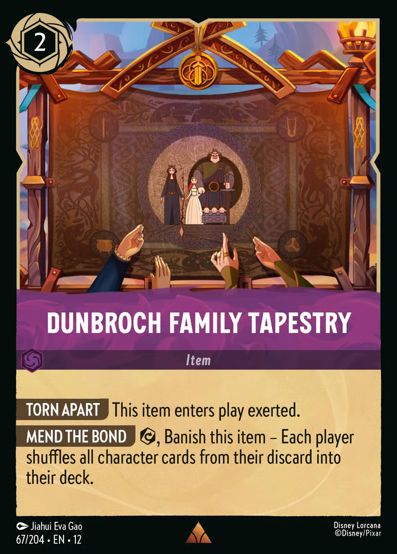 067/204 DunBroch Family Tapestry – Disney Lorcana Wilds Unknown card