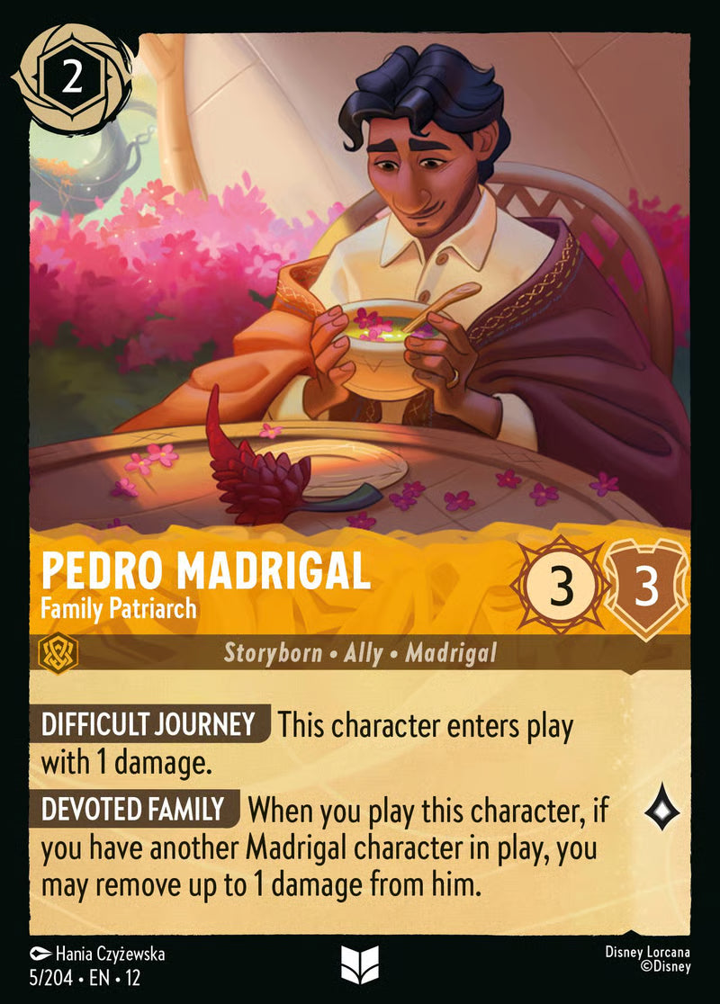 005/204 Pedro Madrigal – Family Patriarch – Disney Lorcana Wilds Unknown card
