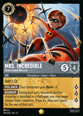 195/204 Mrs. Incredible – Determined Rescuer – Disney Lorcana Wilds Unknown card