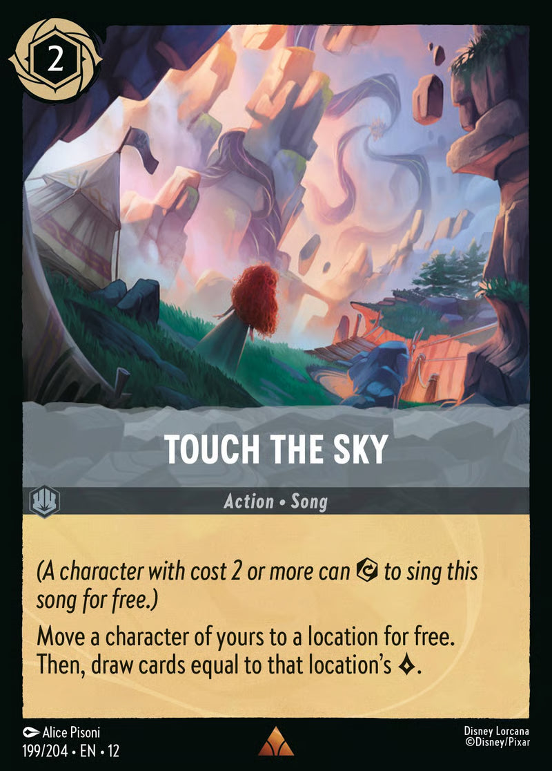 199/204 Touch the Sky – Disney Lorcana Wilds Unknown card