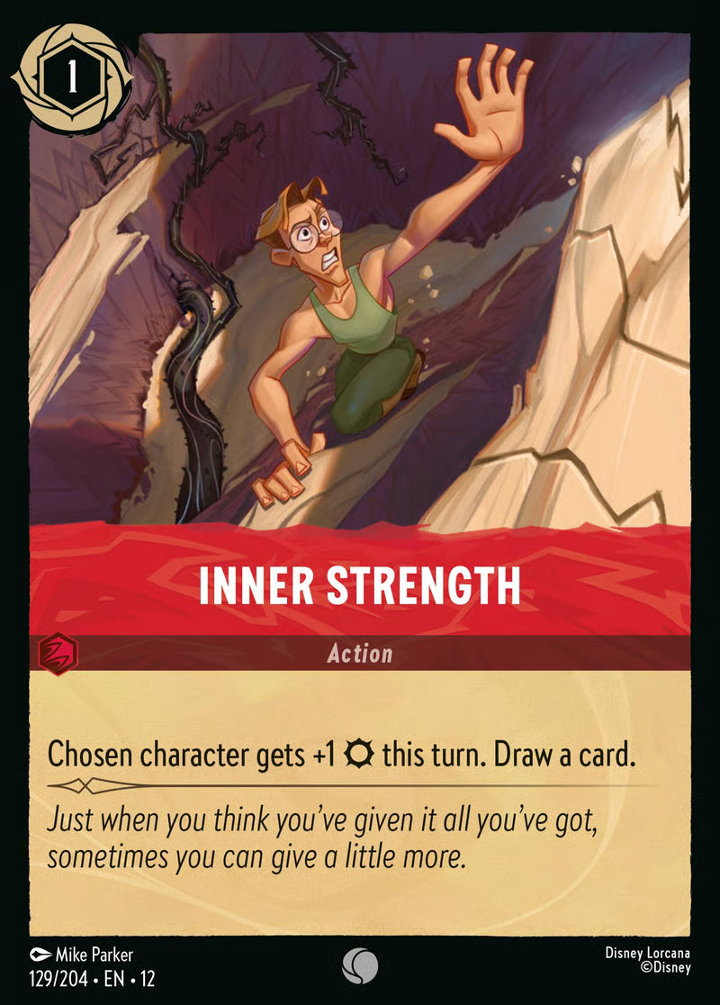 129/204 Inner Strength – Disney Lorcana Wilds Unknown card