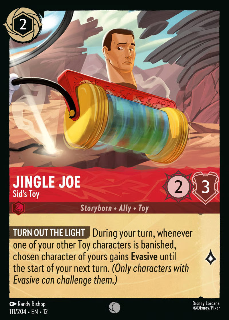 111/204 Jingle Joe – Sid’s Toy – Disney Lorcana Wilds Unknown card