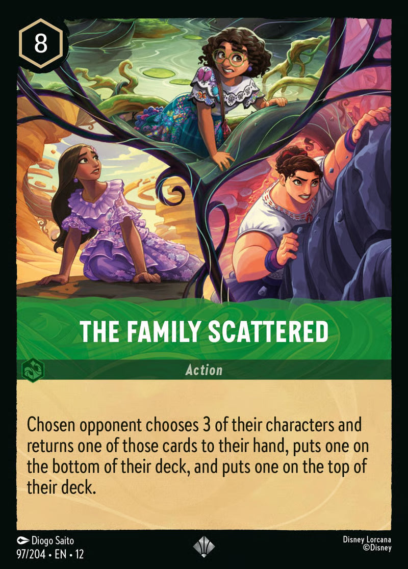 097/204 The Family Scattered – Disney Lorcana Wilds Unknown card