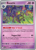 034/084 Banette - Reverse Holo | Pokemon Pitch Black