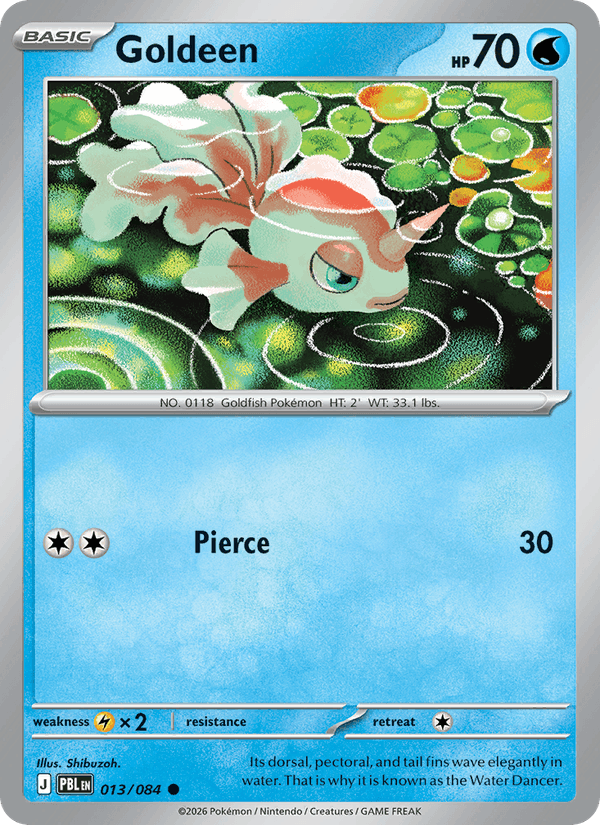 013/084 Goldeen | Pokemon Pitch Black