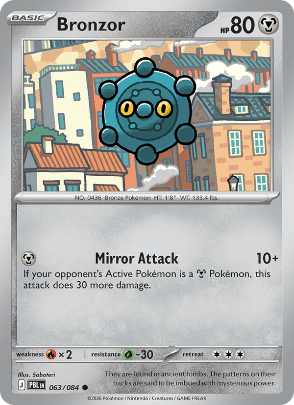 063/084 Bronzor | Pokemon Pitch Black