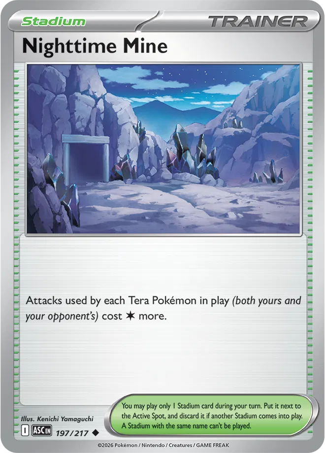 197/217 Nighttime Mine - Reverse Holo | Pokemon Ascended Heroes