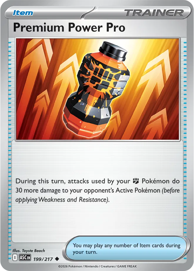 199/217 Premium Power Pro - Reverse Holo | Pokemon Ascended Heroes