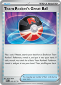 205/217 Team Rocket's Great Ball - Reverse Holo | Pokemon Ascended Heroes