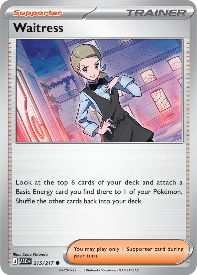 215/217 Waitress - Reverse Holo | Pokemon Ascended Heroes