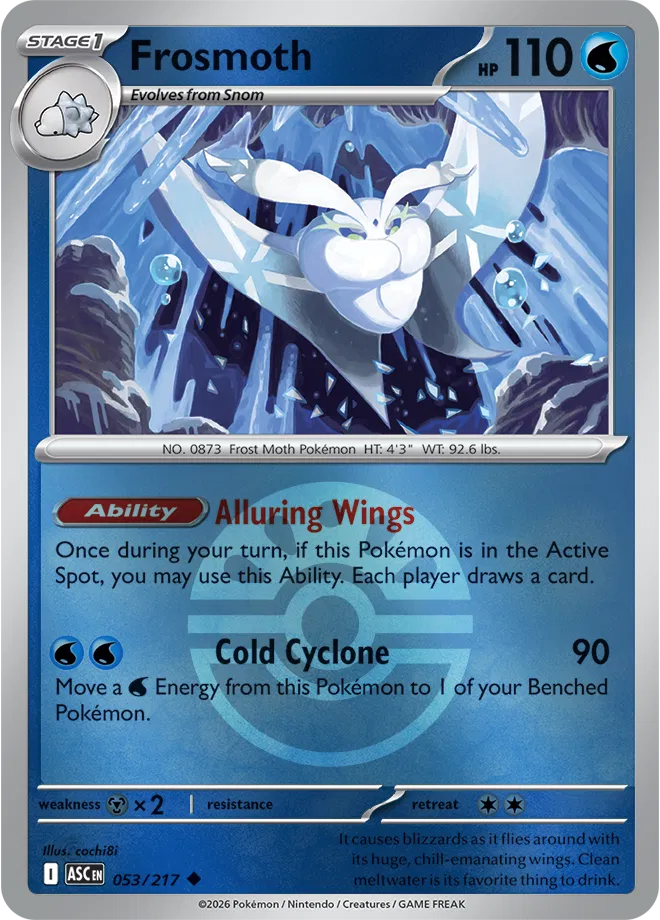053/217 Frosmoth - Friend Ball Reverse Holo | Pokemon Ascended Heroes