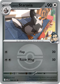 169/217 Larry's Staravia - Poke Ball Reverse Holo | Pokemon Ascended Heroes