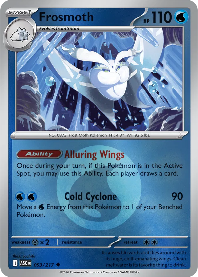 053/217 Frosmoth - Energy Symbol Reverse Holo | Pokemon Ascended Heroes