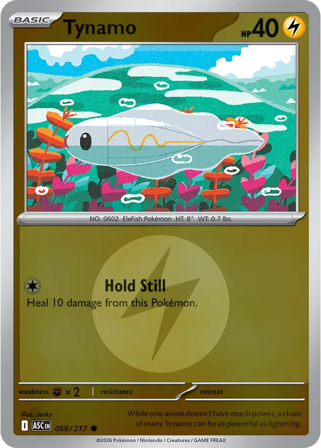 059/217 Tynamo - Energy Symbol Reverse Holo | Pokemon Ascended Heroes