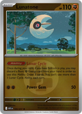 105/217 Lunatone - Energy Symbol Reverse Holo | Pokemon Ascended Heroes