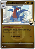 110/217 Cynthia's Gabite - Energy Symbol Reverse Holo | Pokemon Ascended Heroes