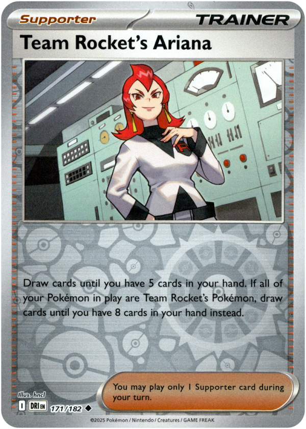 171/182 Team Rocket's Ariana - Reverse Holo | Pokemon Scarlet & Violet—Destined Rivals