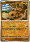 105/182 Hippopotas - Reverse Holo | Pokemon Scarlet & Violet—Destined Rivals