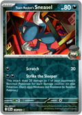 128/182 Team Rocket's Sneasel - Reverse Holo | Pokemon Scarlet & Violet—Destined Rivals