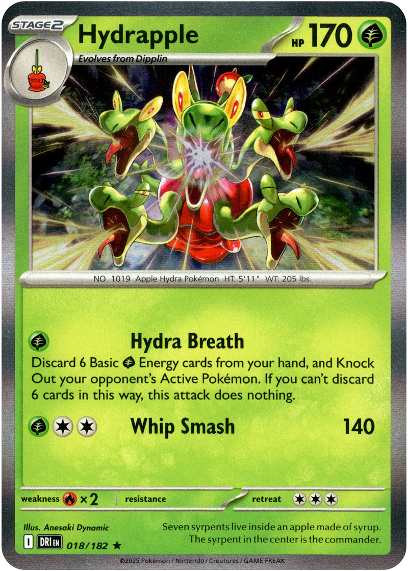 018/182 Hydrapple - Holo | Pokemon Scarlet & Violet—Destined Rivals