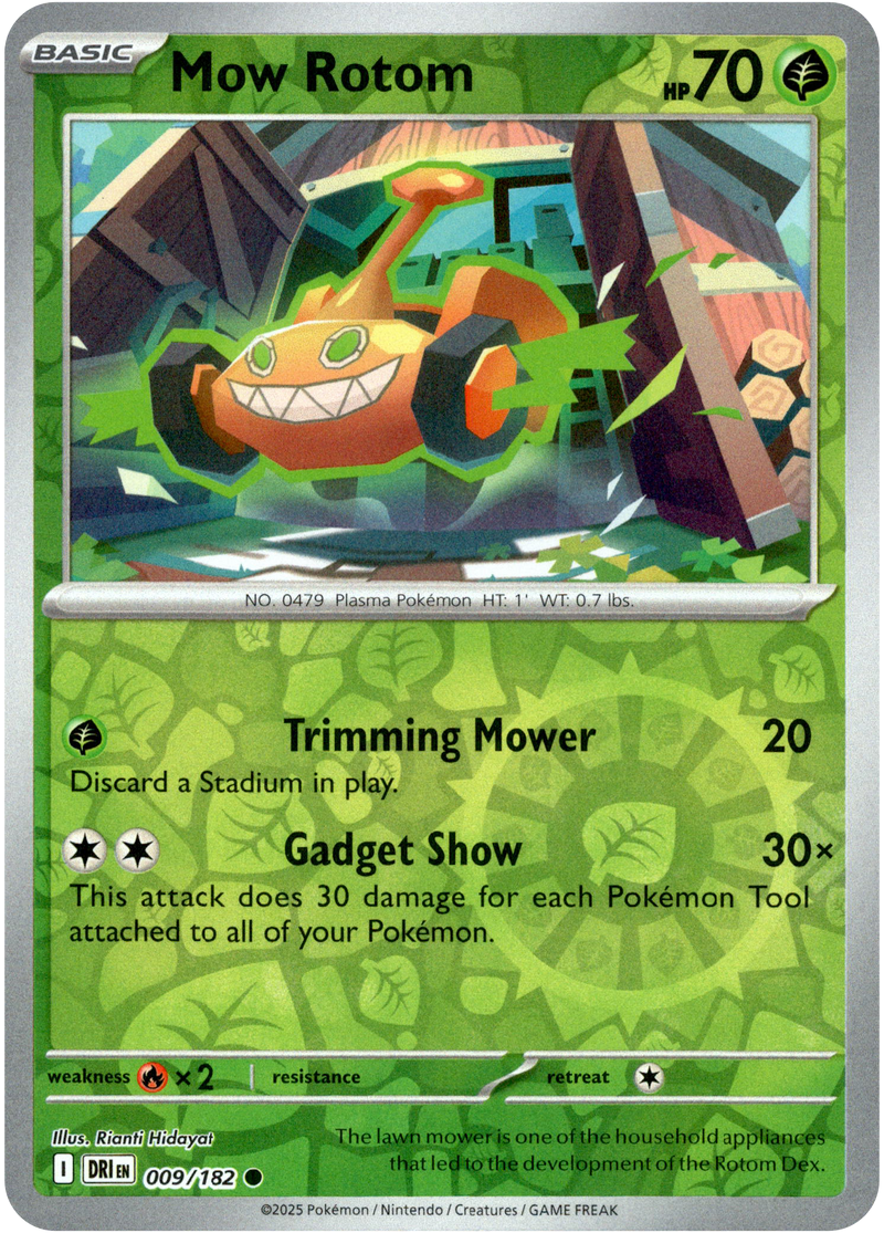 009/182 Mow Rotom - Reverse Holo | Pokemon Scarlet & Violet—Destined Rivals