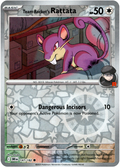147/182 Team Rocket's Rattata - Reverse Holo | Pokemon Scarlet & Violet—Destined Rivals