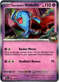 082/182 Team Rocket's Wobbuffet - Holo | Pokemon Scarlet & Violet—Destined Rivals