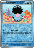 054/182 Clamperl - Reverse Holo | Pokemon Scarlet & Violet—Destined Rivals