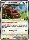 159/182 Arven's Greedent - Holo | Pokemon Scarlet & Violet—Destined Rivals