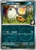 132/182 Marnie's Scraggy - Reverse Holo | Pokemon Scarlet & Violet—Destined Rivals